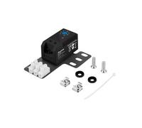 Lanberg Thermostat à boucle fermée 10A pour armoire rack avec oreille 19" et bloc de bornes noir