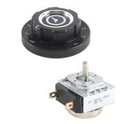 Teron Minuterie 90 minutes - Bouton de four à micro-ondes - Minuterie avec cloche mécanique AC 250 V 16 A (90 min)