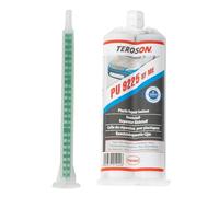 TEROSON PU 9225 SF ME Colle bicomposante plastique, Gris, 2 x 25 ml | Micro-émission et prise super rapide, Pour pare-chocs en PP/EPDM, SMC, ABS et PUR, Peut être peinte