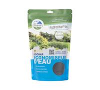 Terra Nostra - Économiseur d'eau Biochar - Idéal en Cas d'Absence - Toutes Plantes, Pots et Pleine Terre - Utilisable en Agriculture Biologique - Fabriqué en France - Sachet 300g