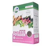 TERRA NOSTRA - Engrais Premium Potager - Boite de 1,5 Kg Mini Granulés - Utilisable en Agriculture Biologique - Produit Écologique - Fabriqué en France