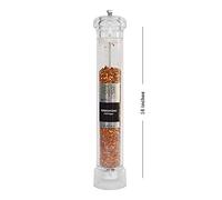 Terramezzo Grand moulin en acrylique avec piment rechargeable de 158,8 g.