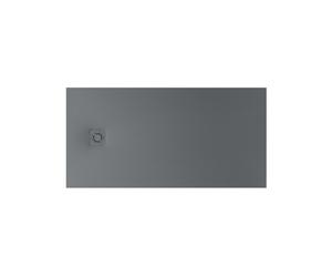Terran-n receveur stonex 1600x750 avec vidage garde d'eau 30mm gris ardoise - ROCA APA016402EE03200