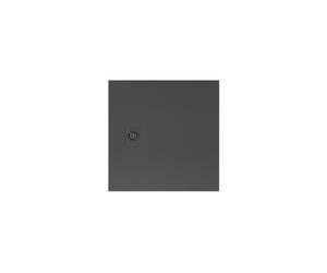 Terran-n receveur stonex 800x800 avec vidage garde d'eau 30mm onyx - ROCA APA0132032003640