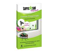 Terrasan Home Lot de 6 pièges à Mouches Autocollants pour fenêtre Transparent et sans Odeur sans Insecticide