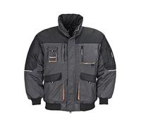 Terratrend Veste de sécurité pour pilotes gris foncé/noir L