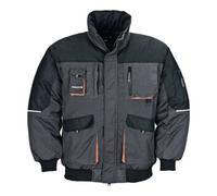 Terrax Blouson de pilote taille XL gris foncé/noir/orange 65 % PES / 35 % CO 1 un. TERR Quantité:1