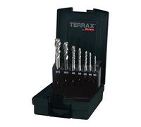 TERRAX by Ruko A245058ETX Jeu de tarauds mécaniques M DIN 371/376 Forme C/35° RSP HSSE-Co 5 dans coffret en plastique