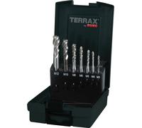 TERRAX by RUKO Jeu de tarauds HSSE-Co 5 forme C - 7 pces (cassette plastique) - A245058ETX
