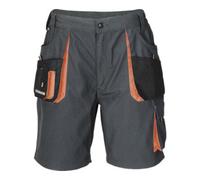 Terrax Shorts p. hommes taille 52 gris foncé/noir/orange 65 % PES / 35 % CO TERRATREND Quantité:1