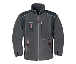 Terrax Veste polaire taille XL gris foncé/noir/orange 100 % PES 1 un. TERRATREND Quantité:1