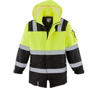 Terrax Workwear Parka haute visibilité jaune/noir 4XL