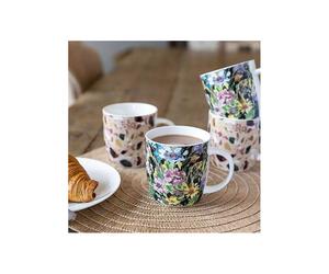Terrazzo Floral Mug Porcelaine 42.5 cl KitchenCraft - Les 4 SC