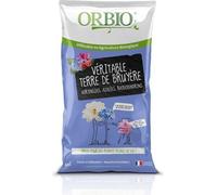 Terre de Bruyère, ORBIO, 40 L, Substrat Plantes Acidophiles, Drainage Amélioré