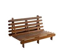 Terre de Nuit - Structure futon 140x200 cm en Bois Massif Noisette en Pin Massif - Marron Noisette