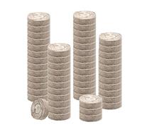 Terre de plantation d'intérieur pour la culture en pot | Lot de 100 engrais organiques stimulant les racines - Terre tourbe biologique de 30 cm pour pots | légumes, fleurs, arbres, cactus, orchidées