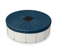 TERRE JARDIN - Bache Hivernage Piscine Hors Sol - Bâche Piscine Ronde 5,40 m, 140 g/m² - Bache Protection 4 Saisons, Anti-UV, Étanche - Filet d’Écoulement 35 x 35 cm - Cordon de Serrage, Tendeur
