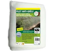 TERRE JARDIN - Filet Anti Oiseaux, 3 x 10 m - Filet de Protection Jardin, Blanc, Maille de 1 x 7 mm - Protection pour Jardin, Verger, Potager, Fruit, Légumes - Filet Protection Oiseaux, Anti UV