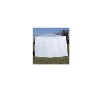 TERRE JARDIN Mur pour tonnelle Pliante de Jardin 3 x 3 m, Fixation Scratch | Coloris Blanc - Mur de côté en polyéthylène 110 g/m², fixation par scratchs, compatible tonnelle pliante 3 x 3 m