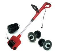 Terre Jardin Nettoyeur Électrique Terrasse & Sol Maxibrush - 3 Brosses | Nettoyeur électrique 500 W avec 3 brosses interchangeables : rouleau, nylon et métallique. Élimine mousse