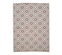 TERRE JARDIN Tapis extérieur réversible pour Balcon et terrasse Terracotta - 160 x 240 - Terracotta