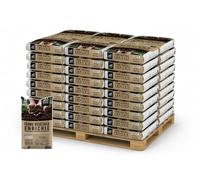 Terre Végétale Enrichie en Micro-Organismes -1 100 kg, 1 650 litres - 55 Sacs de 30L - 100% Naturelle, Fumier de Cheval, pour Potager Fleurs Arbres Arbustes Gazon, UAB