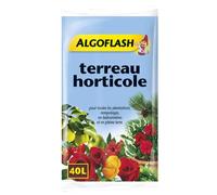 Terreau horticole Algoflash 40 litres