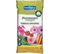 FERTILIGENE NATUREN POTUN35 - Terreau Universel Performance Organics UAB 35 L - pour 2 Fois Plus de Fleurs et récoltes - Nourrit Les Cultures Pendant 3 Mois - Enrichi en Engrais - Fabriqué en France