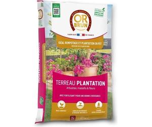 Terreau Plantations Or Brun, 35 L, OBRTPLAN35N, Terreau de qualité supérieure