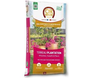 Terreau Plantations Or Brun, 70 L, OBRTPLAN70N, Terreau de Qualité Supérieure