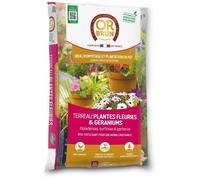Terreau plantes fleuries et geraniums - OR BRUN - OBRTGER20N - 20 L