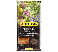 Terreau Plantes Méditerranéennes et Agrumes ALGOFLASH 20L