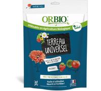 Terreau Universel - ORBIO - Bleu - 3 L