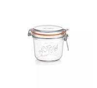 TERRINE Bocal en verre avec couvercle et caoutchouc 500gr - Les 6