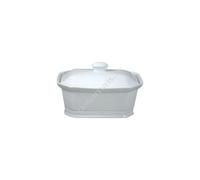 Cosy & Trendy Terrine Pâté à Couvercle RH46635, Porcelaine Blanc 1L