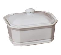 Terrine Foie Gras + couvercle 900G Porcelaine Blanc