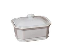 Girard Terrine Foie gras en porcelaine blanche 900 g avec couvercle