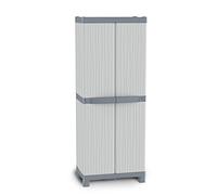 Terry - Base 2700 Uw, Armoire d'Intérieur et d'Extérieur à 2 portes, 4 Étagères Réglables et 2 Plateaux