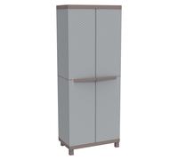Terry, modèle C-Rattan 3680, armoire à chaussures avec deux portes, imitation rotin, structure verticale