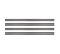 Tersa Lot de 3 lames de rabot HSS M42 410 mm pour bois dur et bois tendre Convient pour systèmes de serrage Tersa