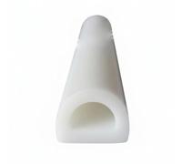 Teruyol High Températures Bande d'Étanchéité Silicone Garniture Mousse Étanche Profil Support Absorption Choc Adaptée pour, Joint D Étanchéité En Silicone Semi-circulaire KX-03 8 6mm