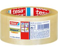 tesa Bande adhésive d'emballage tesapack 4124 rouleau de film PVC transparent 66mx50mm Quantité:6