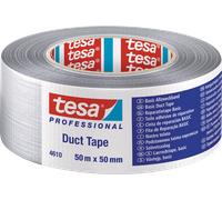 tesa Ruban adhésif toilé 4610 argent mat 50 m x 50 mm caoutchouc
