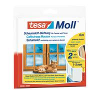 tesa Joint en bande tesamoll 05428-00100-00 caoutchouc blanc 6 m x 9 mm 1 pièce