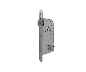 TESA 2039F5RAI Serrure coupe-feu à encastrer pour portes bois, axe 50 mm, finition inox, fonction antipanique