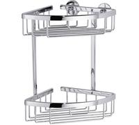Tesa 40430 Elegaant Ensemble Mural Brosse WC, adhésif, chromé, Design Extraordinaire, Garanti, 445 x 95 x 137 mm Accessoire de salle de bain, Acier Inoxydable/Angle Arrondi