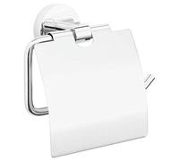 Tesa 40432 Elegaant Porte-Serviettes 2 Barres, adhésif, chromé, Design Unique, Garanti, 74mm x 50mm x 448mm Accessoire de salle de bain, Acier Inoxydable/Angle Arrondi 40432-00000-00