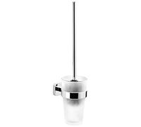 Tesa 40441 Elegaant support sèche-cheveux, adhésif, chromé, design extraordinaire, garanti inoxydable, 50mm x 86mm x 130mm Accessoire de salle de bain 40441-00000-00