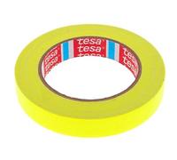 Tesa 4671 - Ruban adhésif toile Gaffer - Tissu enduit en PE coloré, Épais, Intérieur et Extérieur, Très adhésif - pour Arts et Spectacles, Signalisation - 19 mm x 25 m (jaune fluo)