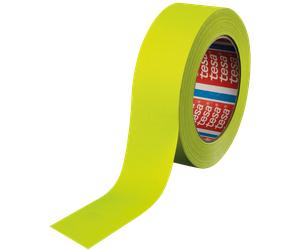 TESA 4671GE-25 - Bande textile Highlight, jaune fluo, 25 mm
